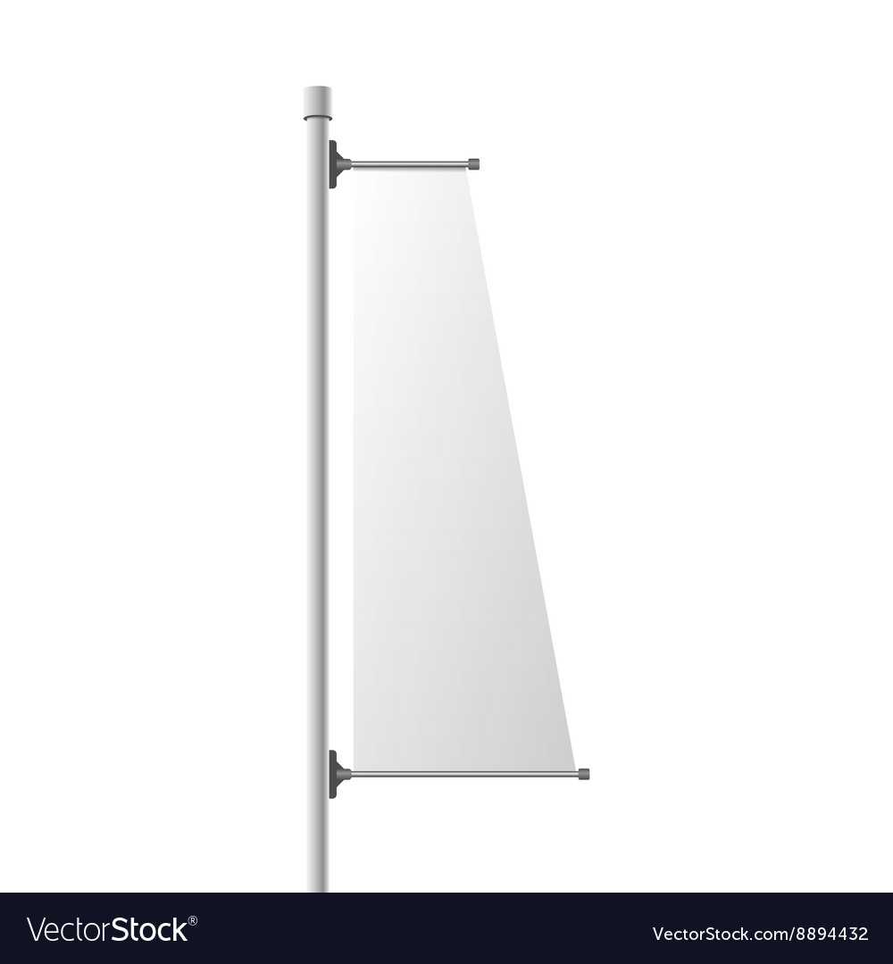 Street Vertical Banner Realistic Template Vector Image Pertaining To Street Banner Template