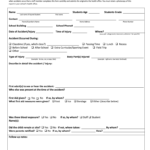 Student Injury Report Form: Fill Out & Sign Online  DocHub With School Incident Report Template