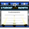 Student Of The Month Certificate Editable PDF Student Of The – Etsy