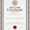 Student Template Academic Certificate, White And Gold Certificate  Intended For Word 2013 Certificate Template