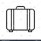Suitcase Icon Vector Design Template Stock Vector (Royalty Free  Inside Blank Suitcase Template