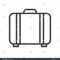 Suitcase Icon Vector Design Template Stock Vector (Royalty Free  Inside Blank Suitcase Template