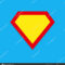 Superhero Vector Icon Superman Logo Frame Stock Vector Image By  In Blank Superman Logo Template