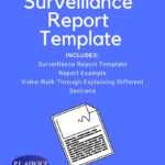 Surveillance Report Template In Private Investigator Surveillance Report Template