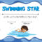 Swimming Certificate Vector Art, Icons, And Graphics For Free Download With Swimming Award Certificate Template