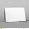Tablet Tent Talkers Promotional Menu Cards White Blank Empty For  Intended For Blank Tent Card Template