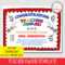 Teacher Award Certificate Template Teacher Certificate – Etsy