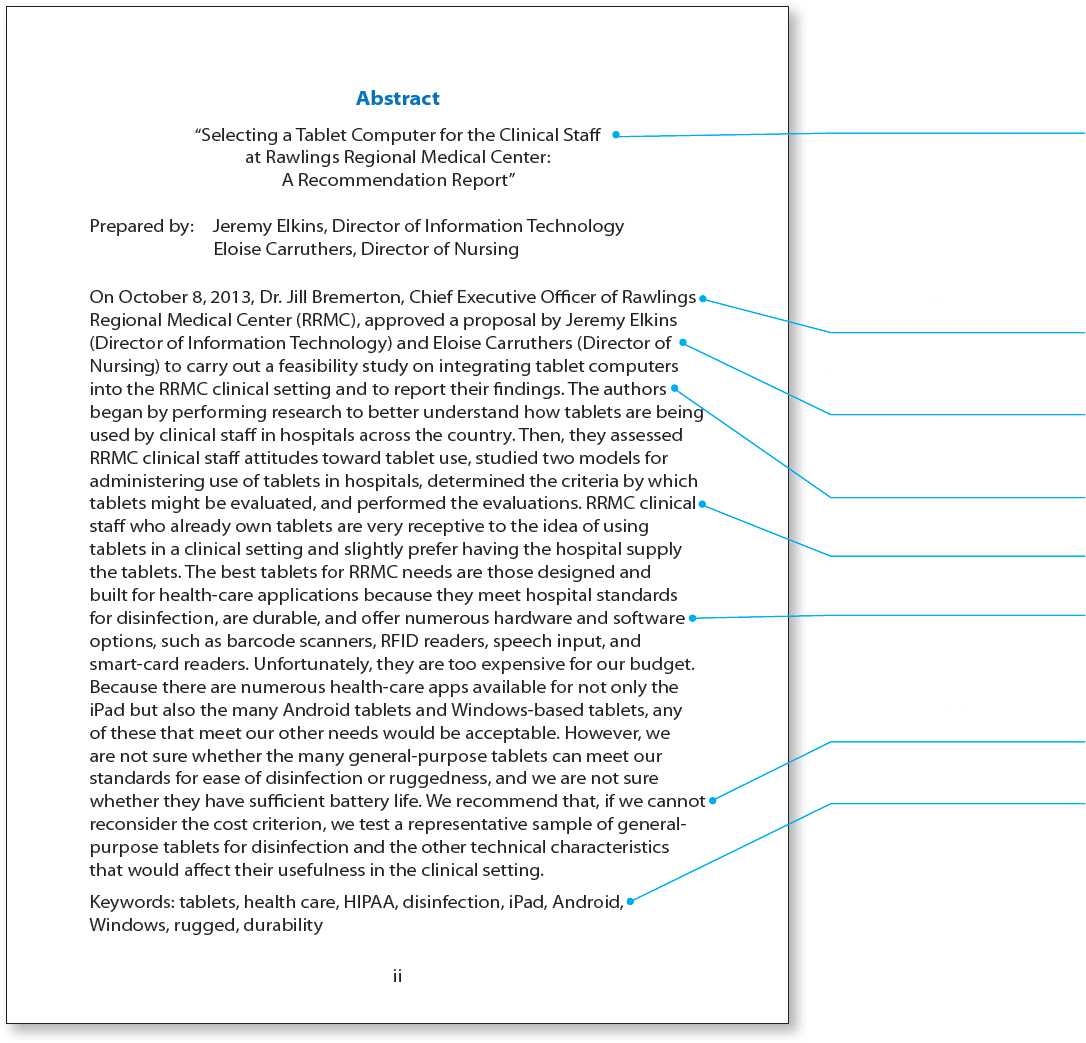 Techcomm10e Full Ch10 Throughout Recommendation Report Template