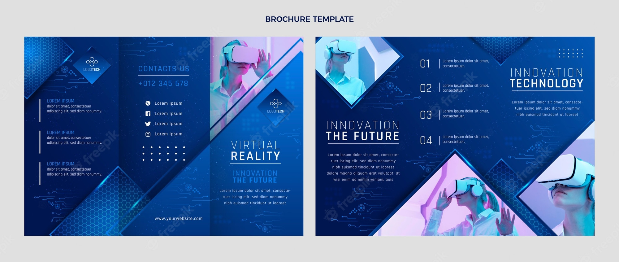 Technology brochure template Images  Free Vectors, Stock Photos & PSD Throughout Technical Brochure Template