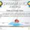 Template Certificate Swimming Award Stock Illustrations – 10 Throughout Swimming Certificate Templates Free