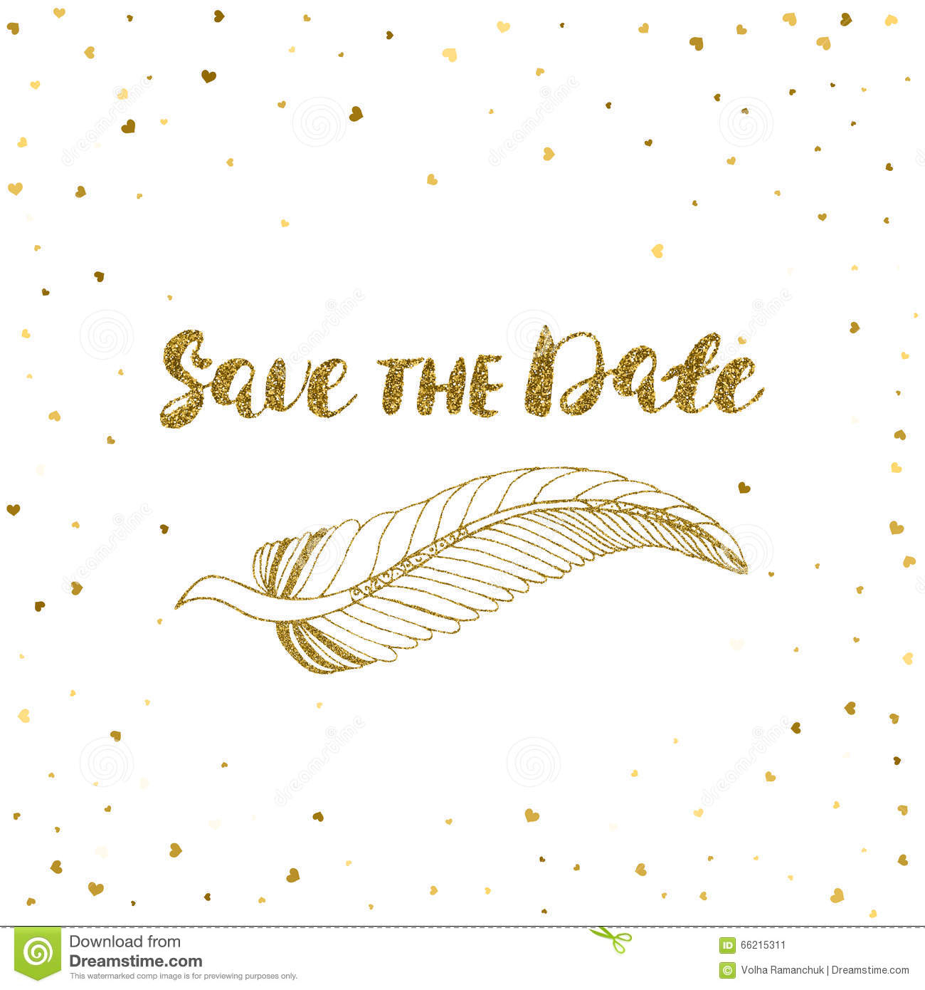 Template for Card, Banner, Flyer, Save the Date Invitation  For Save The Date Banner Template