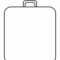 Templates – Big Suitcase Outline  Planerium Within Blank Suitcase Template