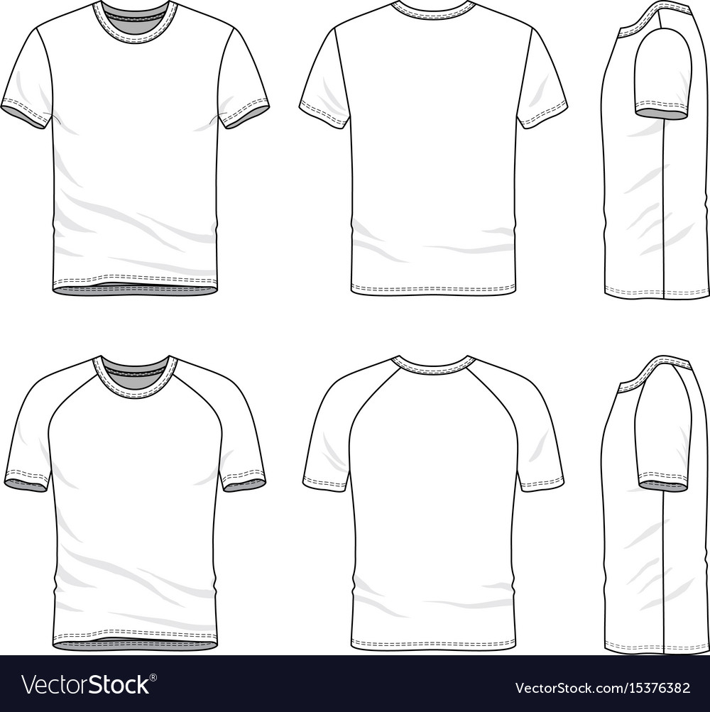 Templates of blank t-shirt Royalty Free Vector Image For Blank Tshirt Template Printable