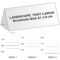 Tent Card Die Cut Template Design