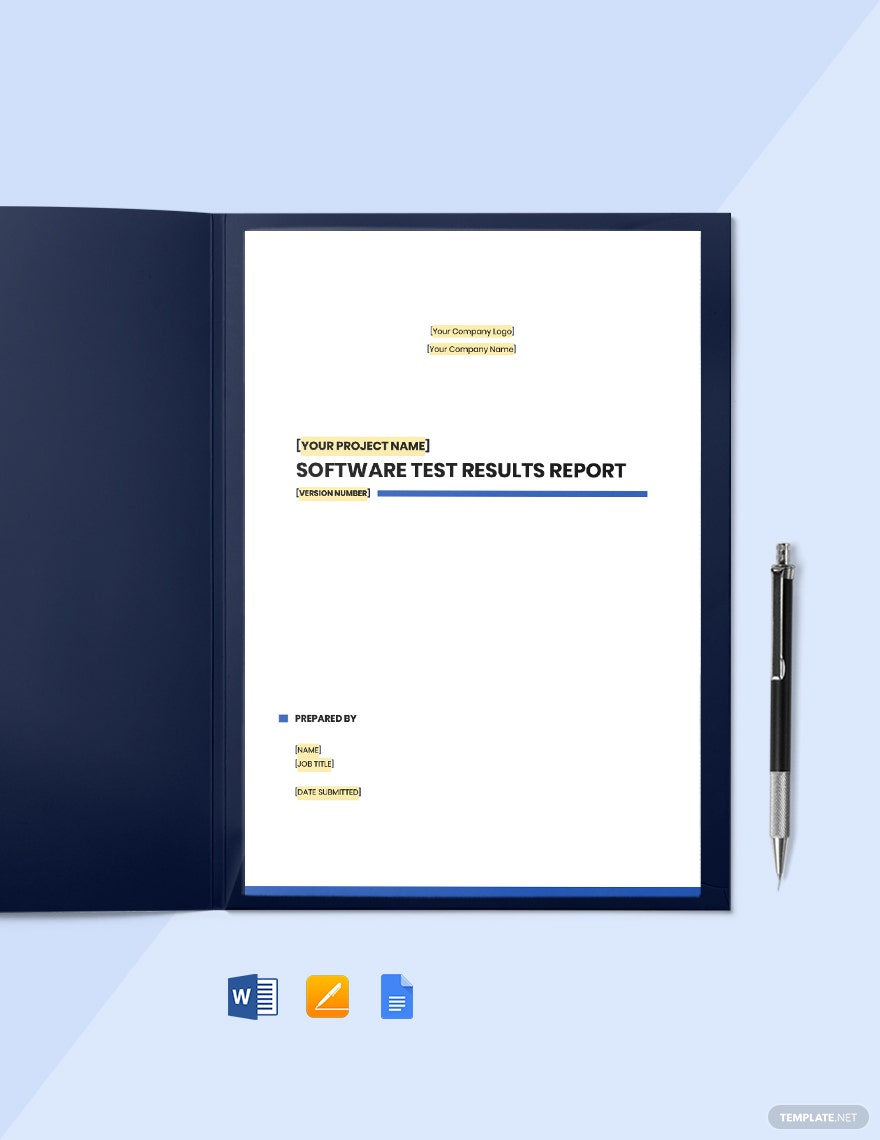 Test Reports Templates - Format, Free, Download  Template