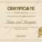 The Best Employee Certificate Template Of The Month Template  Pertaining To Best Employee Award Certificate Templates