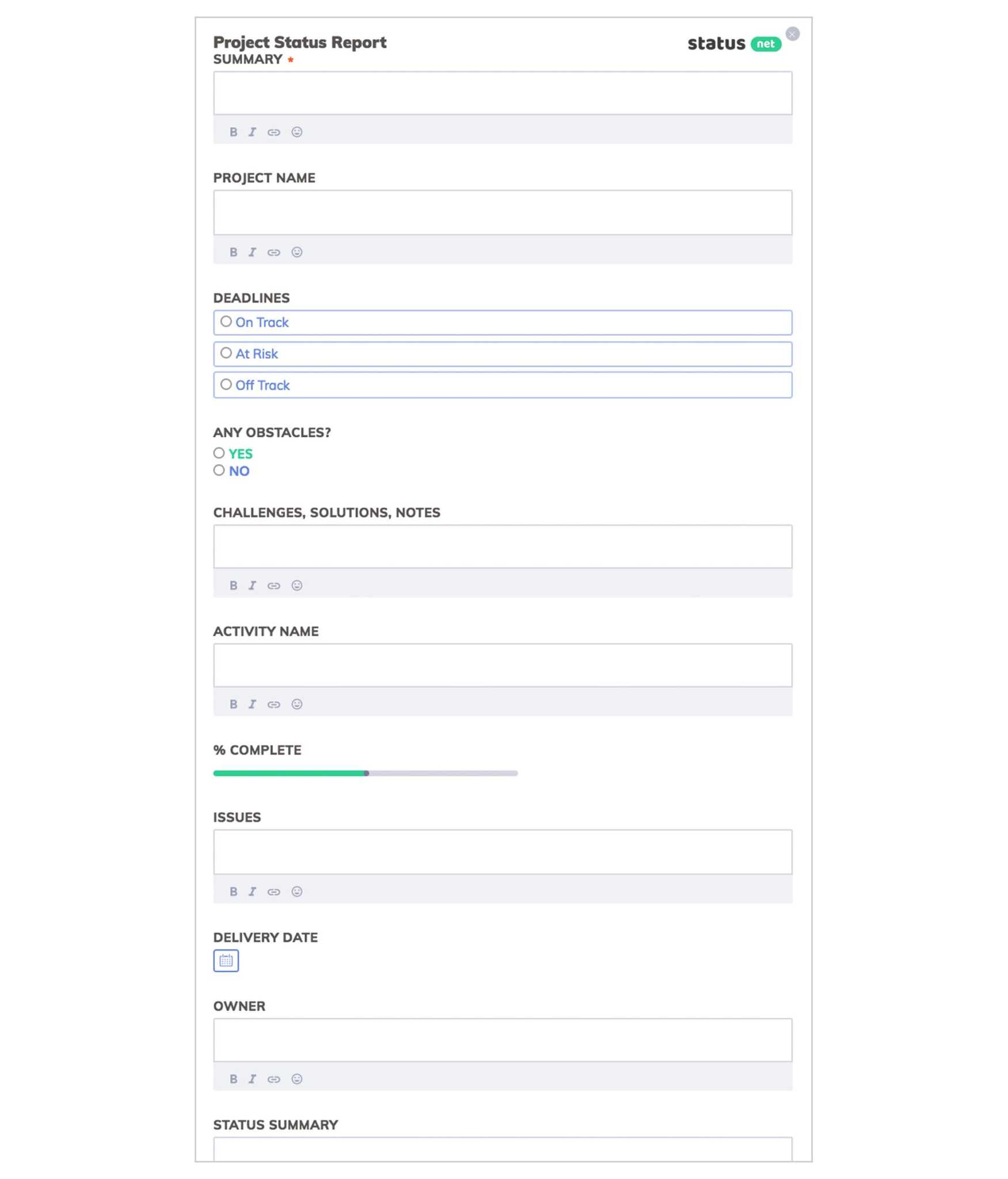 The Best Example Of Implementation Status Report Free Template Inside ...