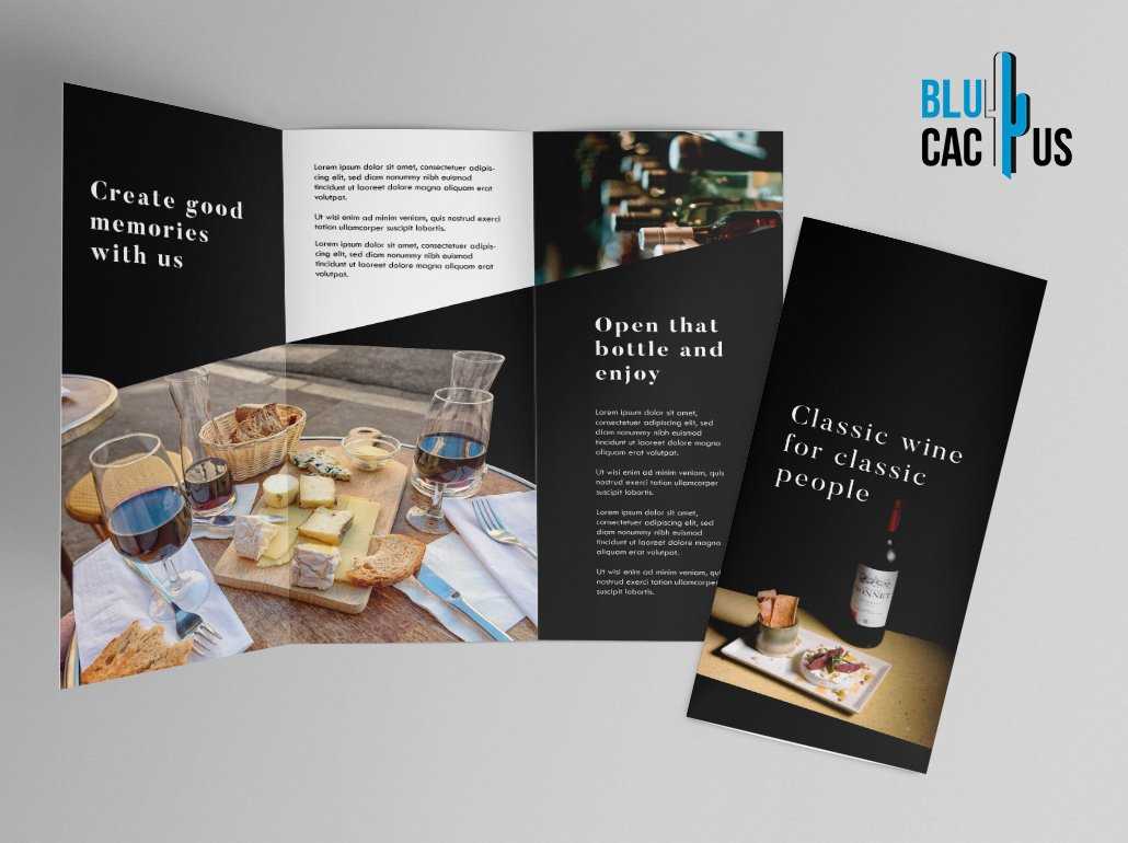 The classic red wine brochure template of your dreams Regarding Wine Brochure Template