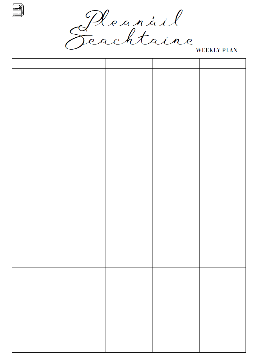 The Múinteoir Planner  Is Múinteoir Mé