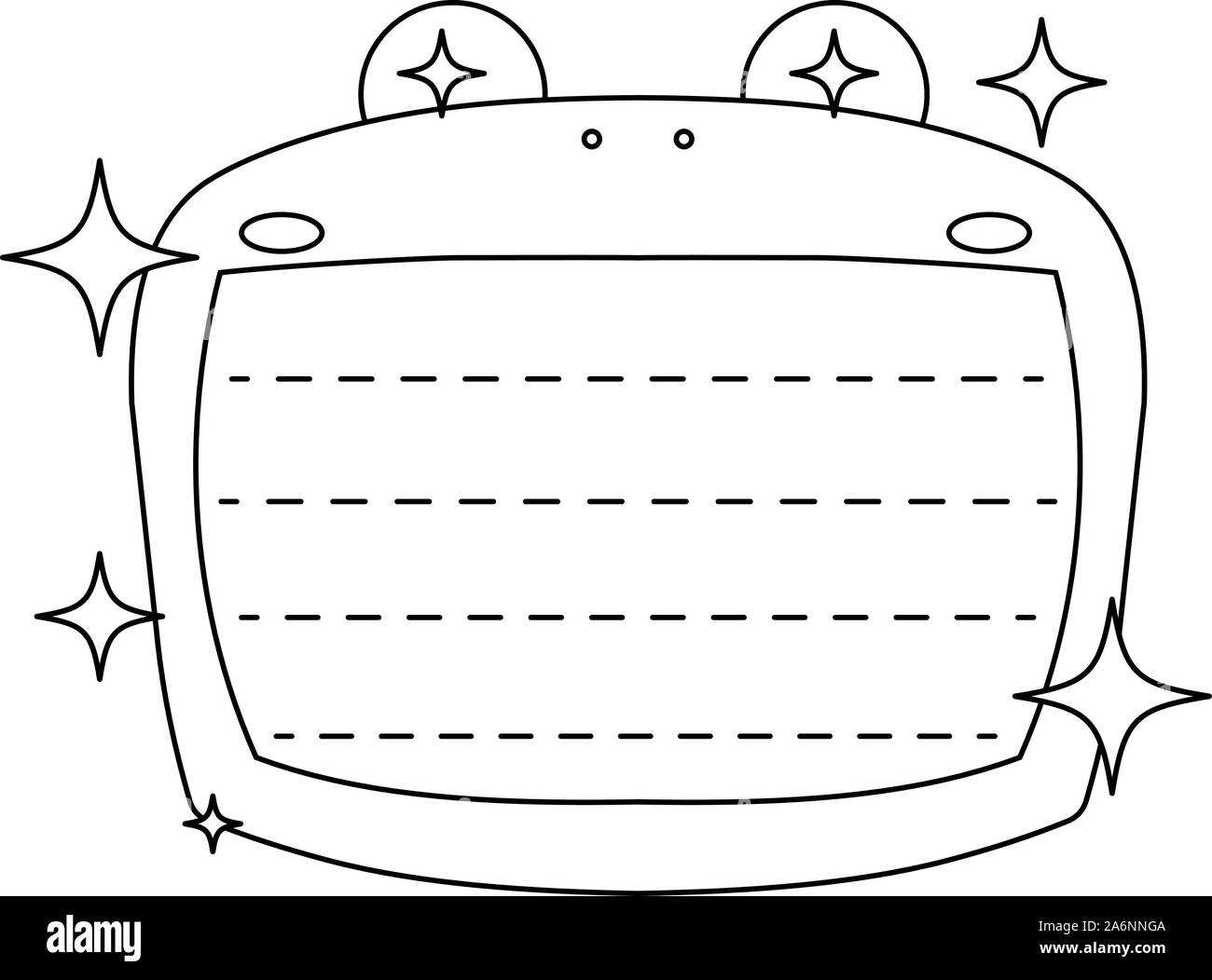 This Is A Illustration Of Cute Frog Noteboard Stock Vector Image  With Regard To Sandwich Book Report Printable Template