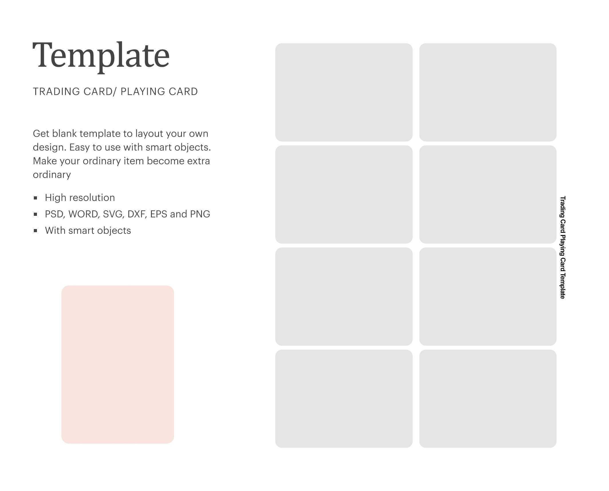 Trading Card Blank Template, Playing Card Blank Template,Party Gift Card Cricut Silhouette Silhouette Studio Paper Size Letter Regarding Blank Playing Card Template Trading Card Blank Template, Playing Card Blank Template,Party Gift Card Cricut Silhouette Silhouette Studio Paper Size Letter Regarding Blank Playing Card Template