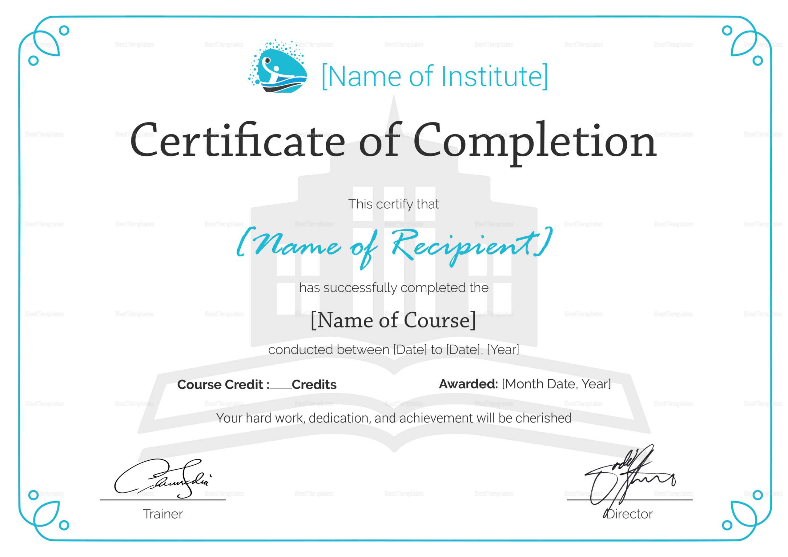 Training Completion Certificate Design Template in PSD, Word Inside Army Certificate Of Completion Template Training Completion Certificate Design Template in PSD, Word Inside Army Certificate Of Completion Template
