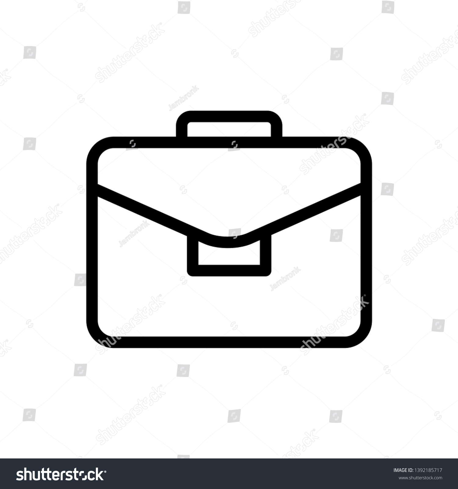 Travel Bag Icon Design Template Stock Vector (Royalty Free