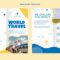 Travel Brochure Template Vectors & Illustrations For Free Download  Intended For Island Brochure Template