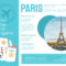 Travel Planning To Paris Brochure  Brochure Template Inside Travel Guide Brochure Template