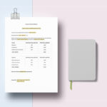 Treasurer Financial Report Template in Word, Apple Pages