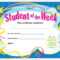 Trend Enterprises Student Of The Week Colorful Classics Certificates  (T 10) Inside Star Of The Week Certificate Template