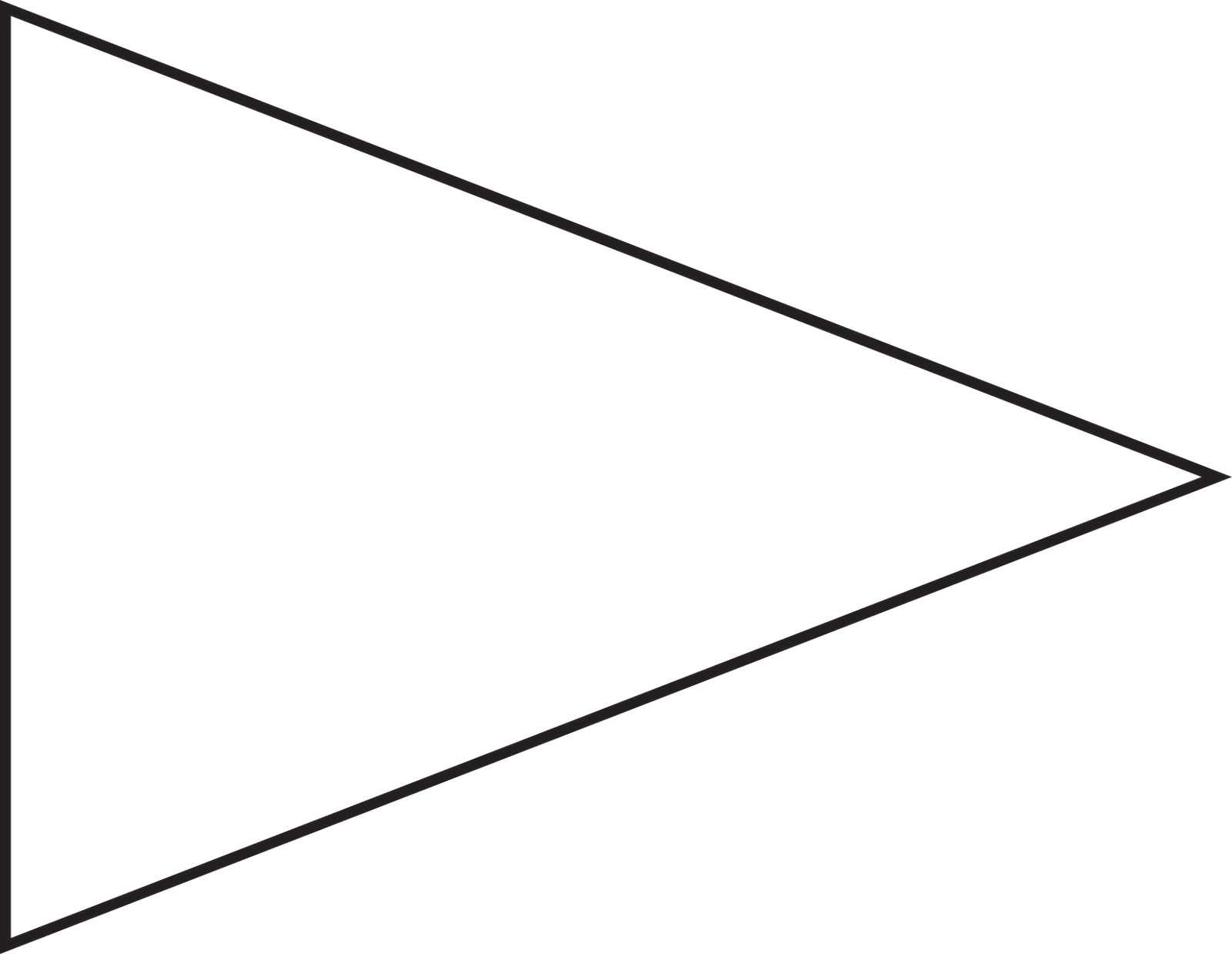 triangle banner template - Clip Art Library Within Triangle Banner Template Free