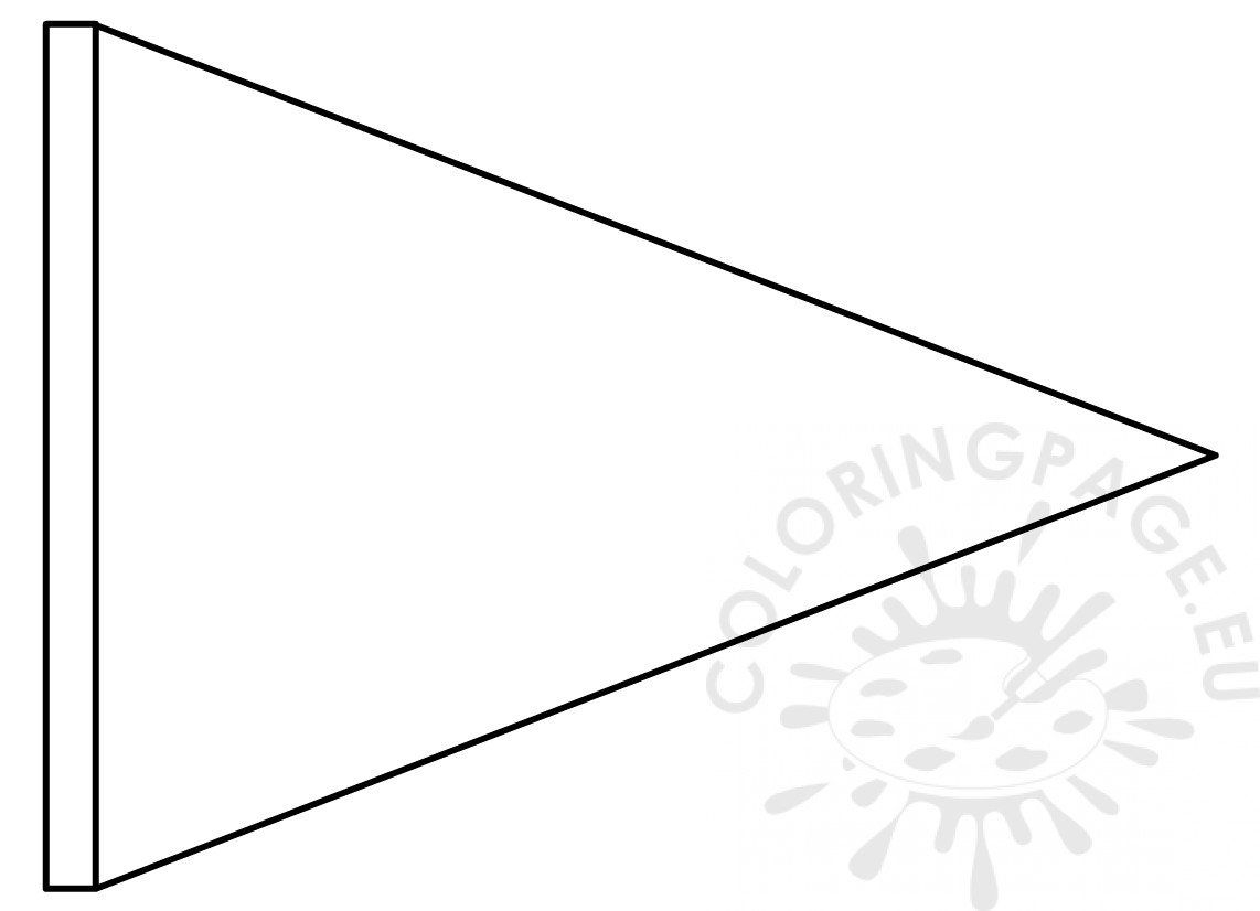 Triangle Flag Template Deals, 10% OFF  www.colegiogamarra