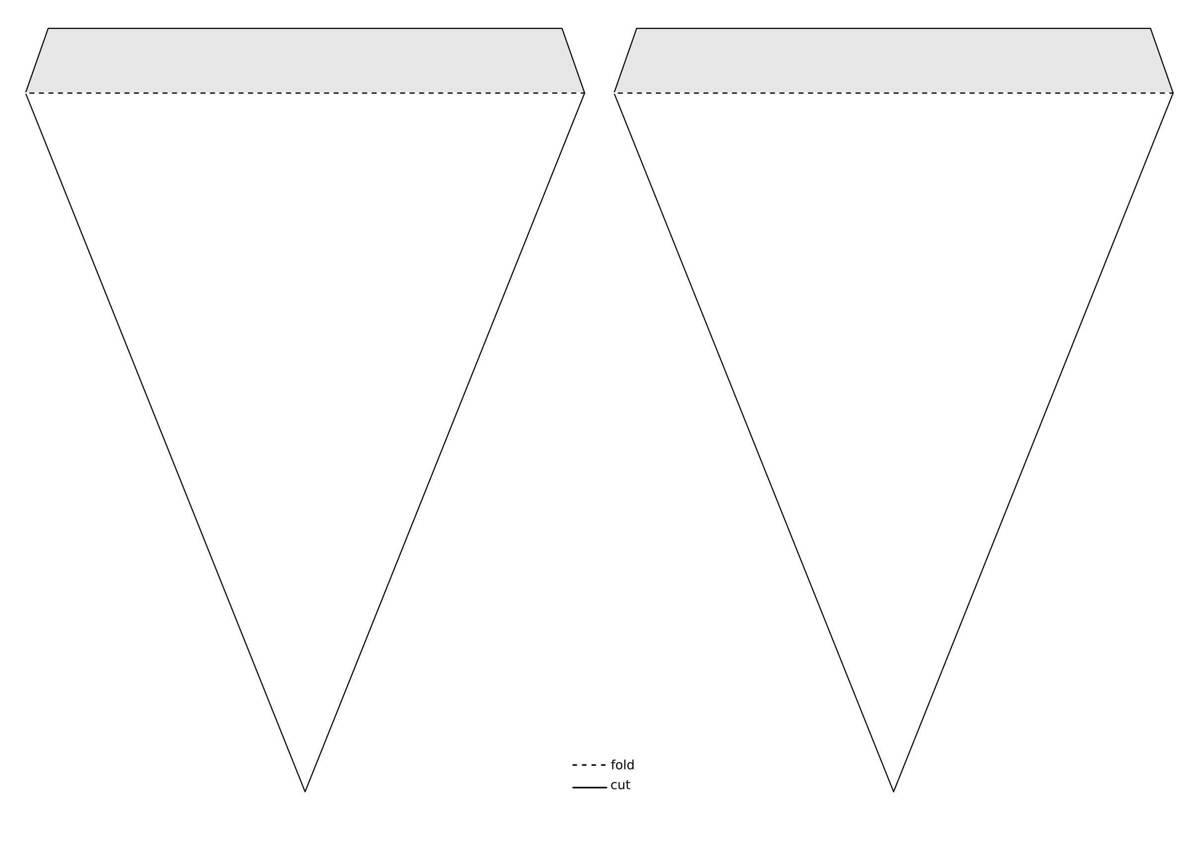 Triangle pennant banner template Icons PNG - Free PNG and Icons  Intended For Triangle Pennant Banner Template