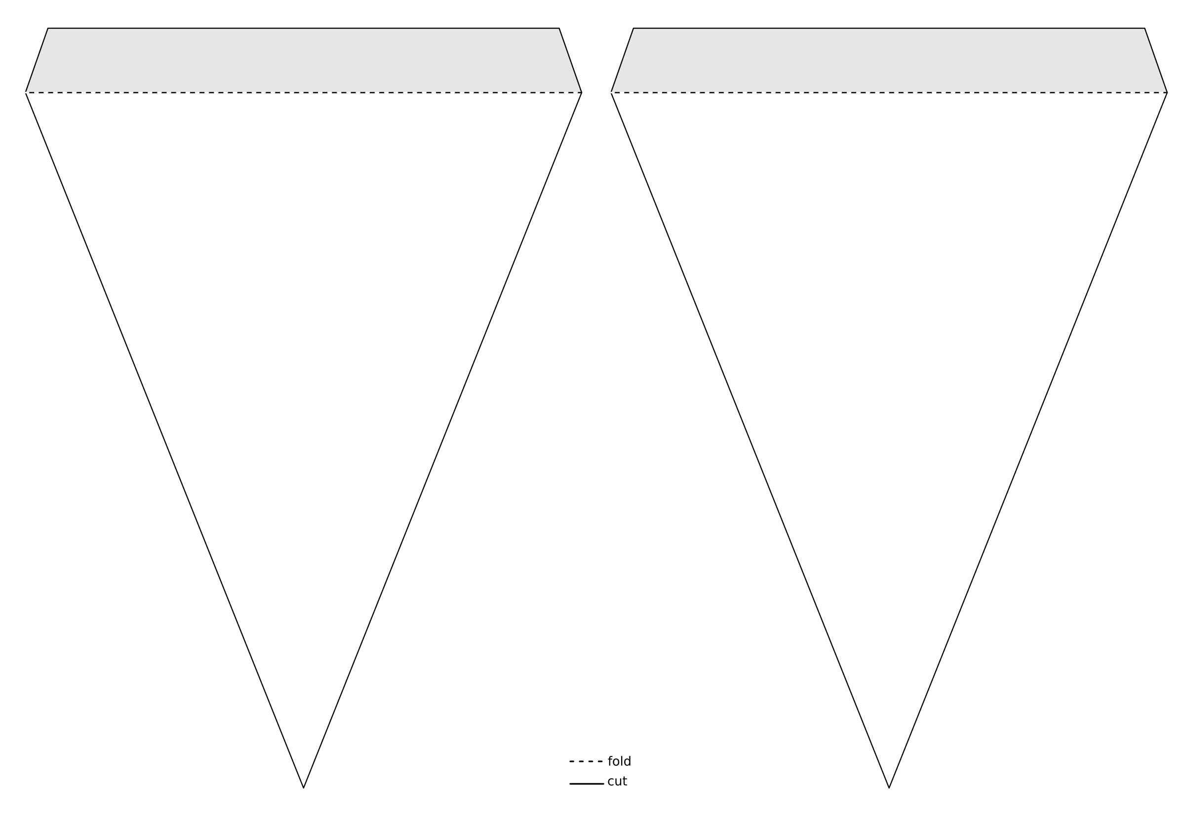 Triangle pennant banner template Icons PNG - Free PNG and Icons  Intended For Triangle Pennant Banner Template