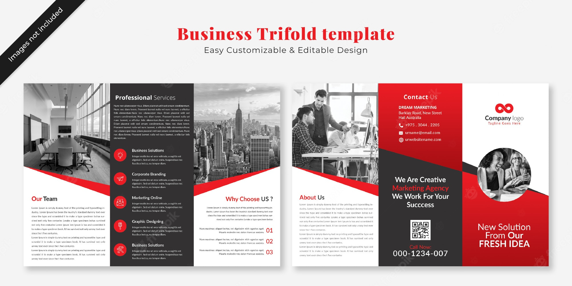 Trifold brochure Images  Free Vectors, Stock Photos & PSD Throughout Free Tri Fold Business Brochure Templates