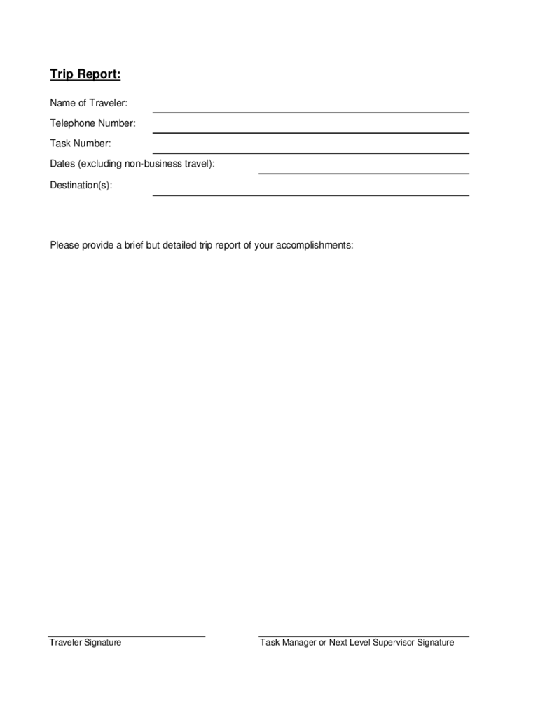 Trip Report Template – 10 Free Templates In PDF, Word, Excel Download Throughout Business Trip Report Template Pdf