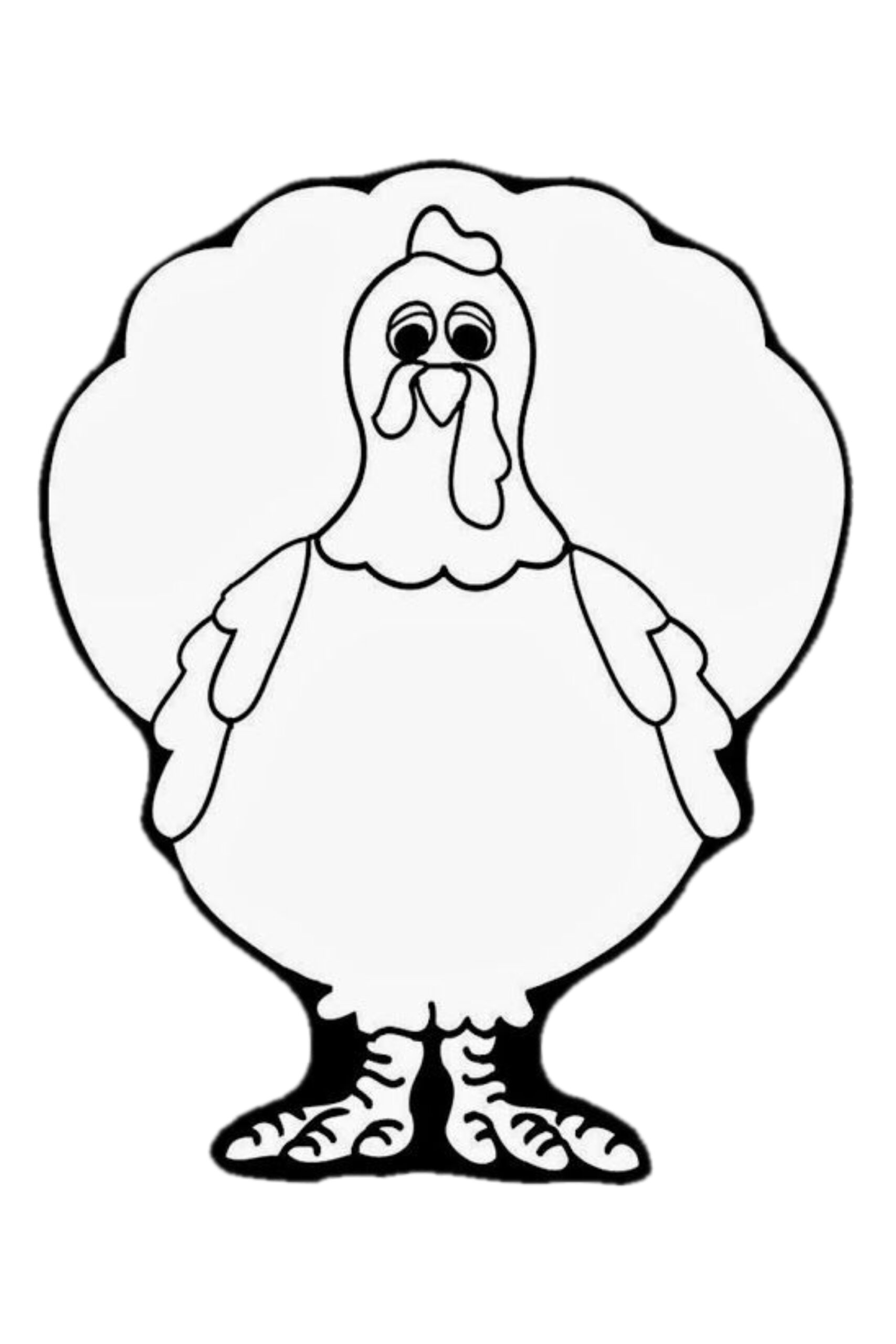 Turkey in Disguise Free Template Throughout Blank Turkey Template