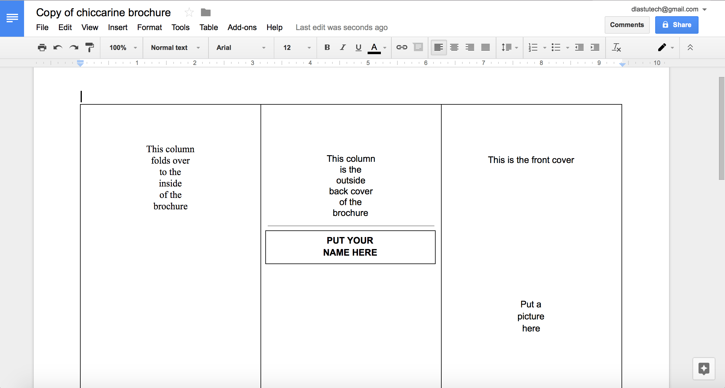 Tutorial: Making a Brochure using Google Docs from a Template Regarding Google Docs Templates Brochure Tutorial: Making a Brochure using Google Docs from a Template Regarding Google Docs Templates Brochure