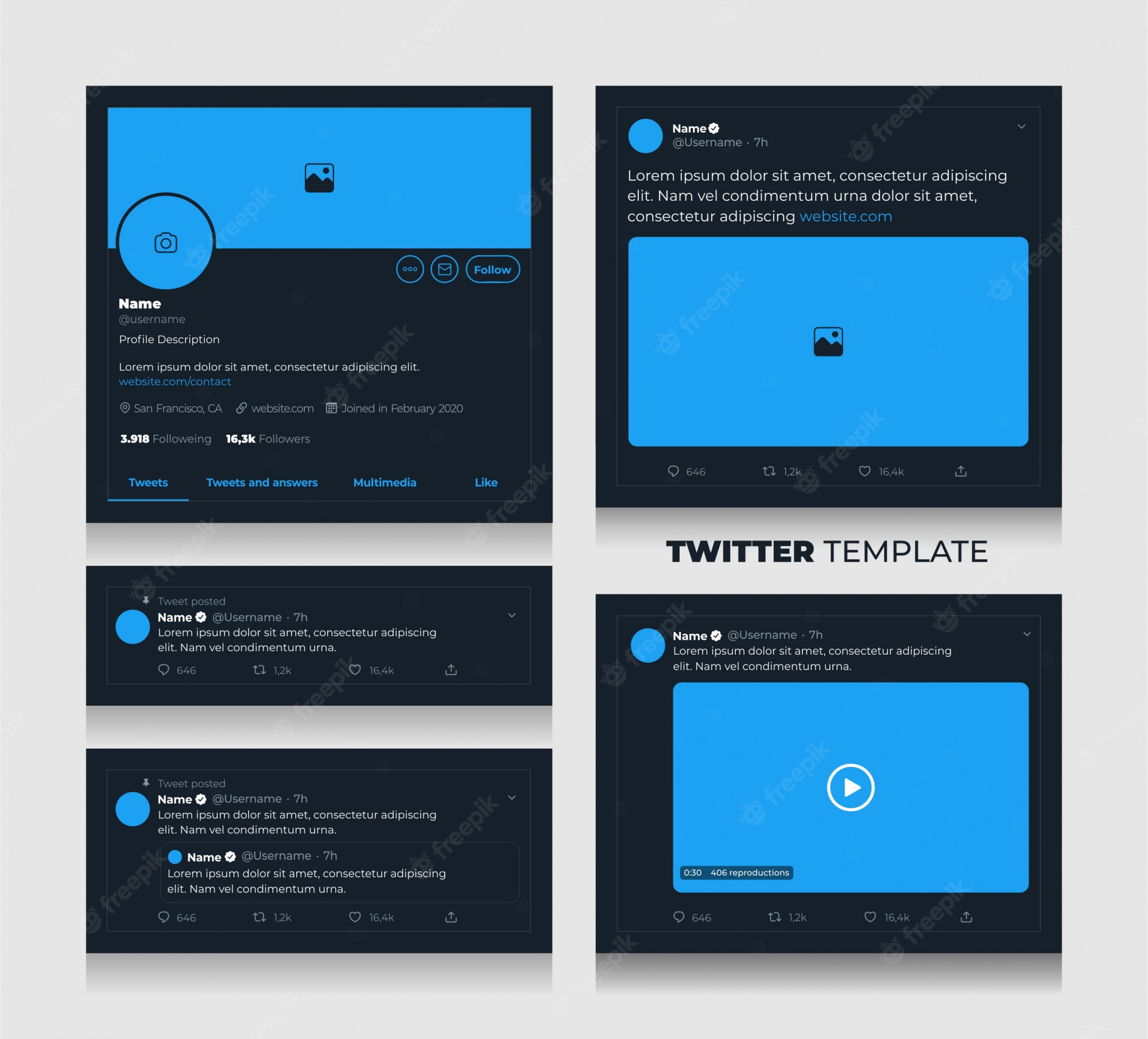 Twitter Profile Images  Free Vectors, Stock Photos & PSD Pertaining To Blank Twitter Profile Template