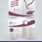 Two Page Fold Brochure Template Design Royalty Free Vector In One Sided Brochure Template