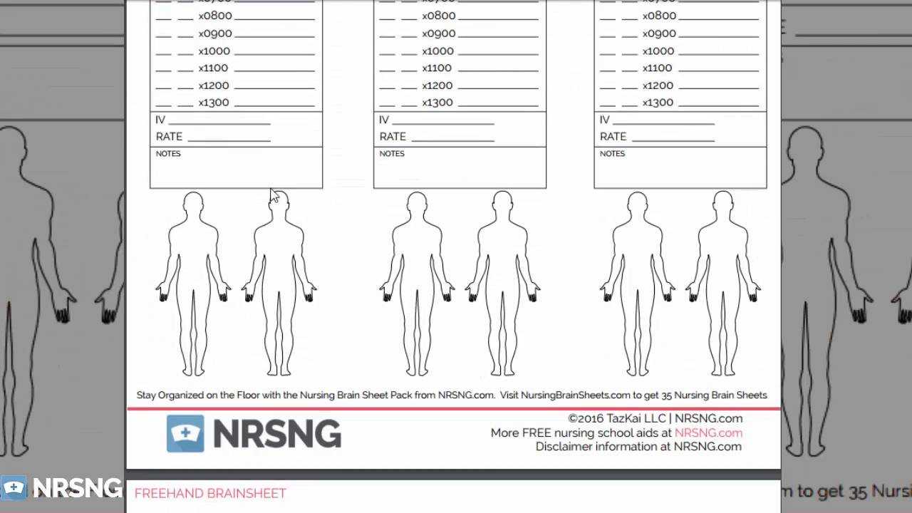 Ultimate Nursing Report Sheet Database & Free Downloads