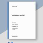University Report Templates – Format, Free, Download Template