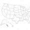 Usa Map Blank Stockvektoren, Lizenzfreie Illustrationen  Intended For Blank Template Of The United States