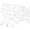 Usa Map Blank Stockvektoren, Lizenzfreie Illustrationen  Intended For Blank Template Of The United States