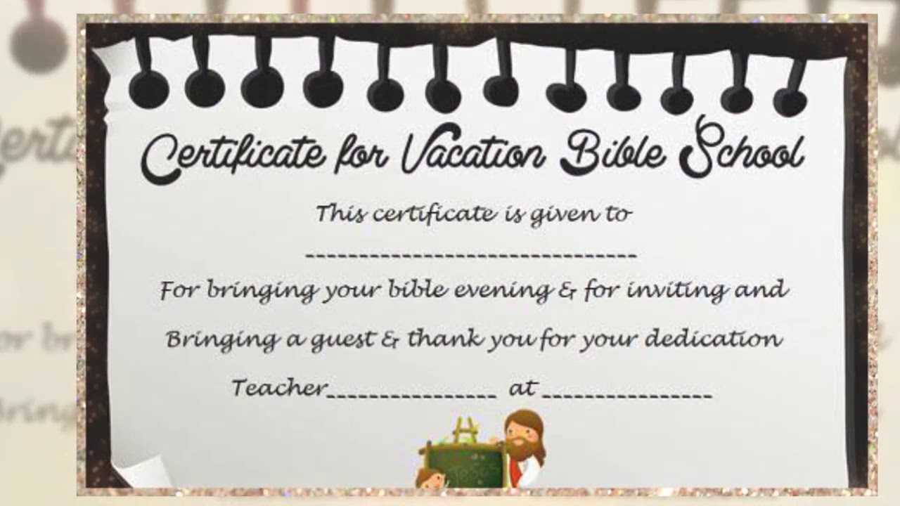 VBS Certificate Template - YouTube Pertaining To Free Vbs Certificate Templates VBS Certificate Template - YouTube Pertaining To Free Vbs Certificate Templates