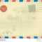 Vintage Blank Postcard Template Stock Vector – Illustration Of Within Free Blank Postcard Template For Word