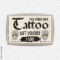 Vintage Tattoo Gift Voucher