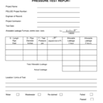 Water Pressure Test Form – Fill Online, Printable, Fillable, Blank  For Hydrostatic Pressure Test Report Template