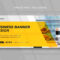 Website Banner – Free Vectors & PSD Download With Website Banner Design Templates